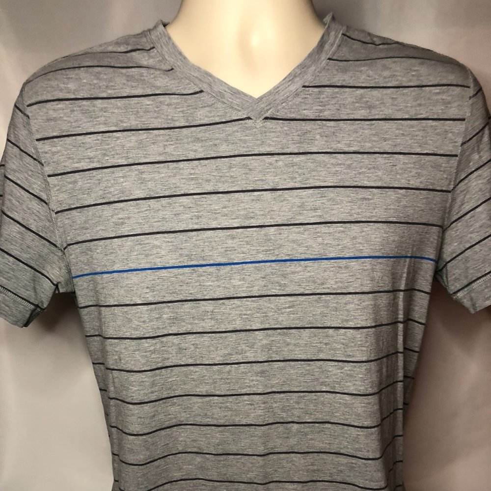 Men's Lululemon V-Neck Striped Shirt